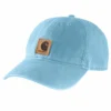 'Carhartt' Men's Adjustable Canvas Cap - Powder Blue