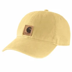 'Carhartt' Men's Adjustable Canvas Cap - Pale Sun