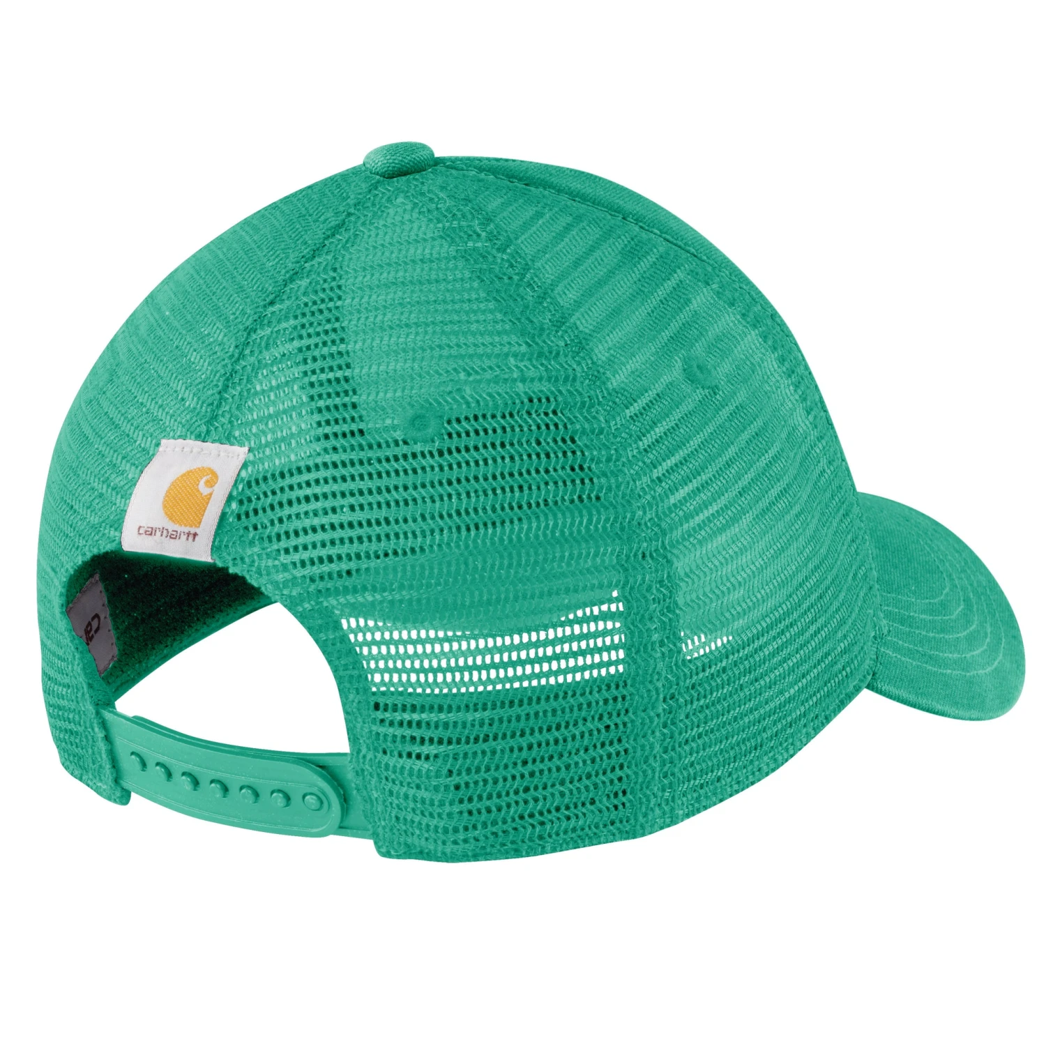 'Carhartt' Men's Canvas Mesh-Back Logo Graphic Cap - Sea Green 2 'Carhartt' Men's Canvas Mesh-Back Logo Graphic Cap - Sea Green - Image 2