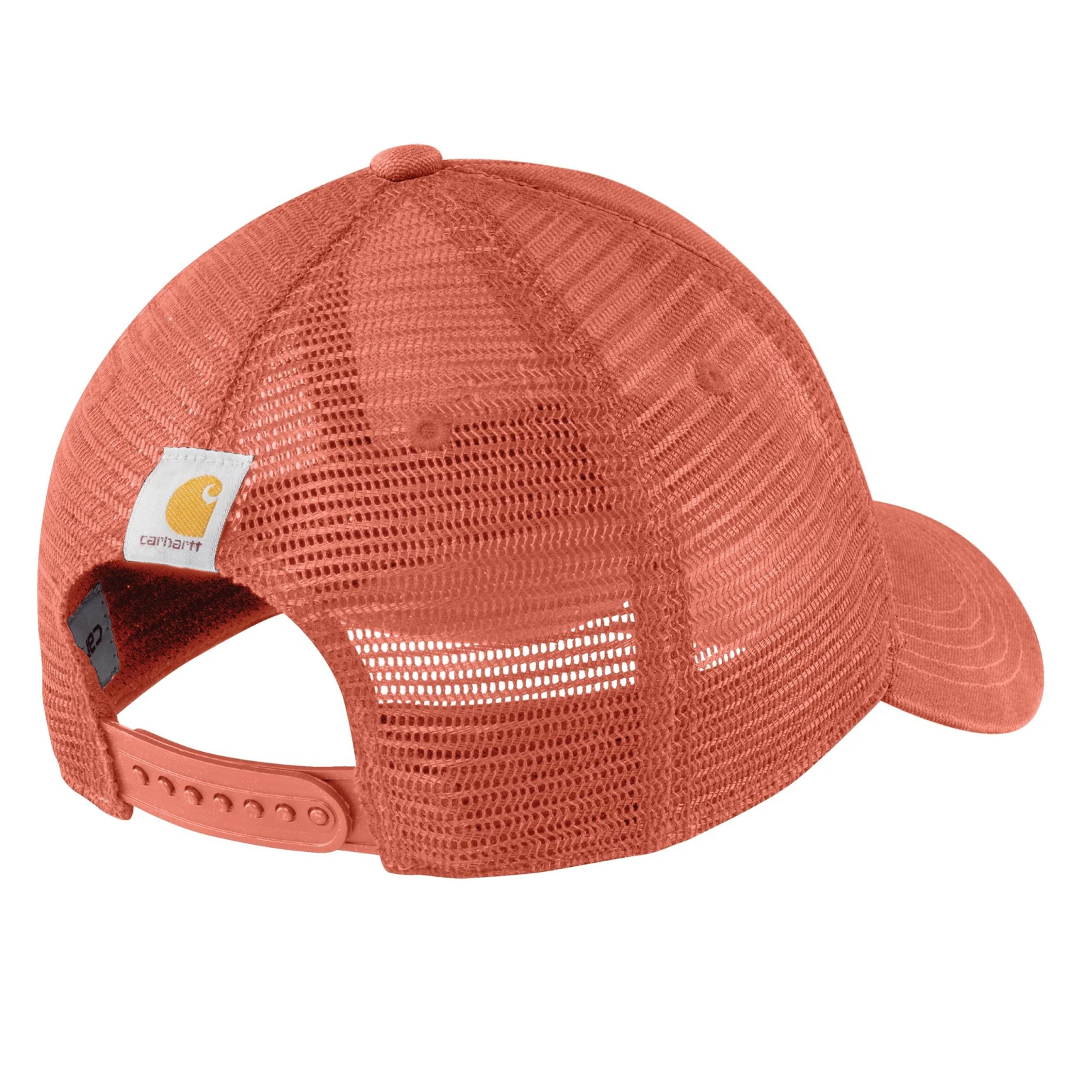 'Carhartt' Men's Canvas Mesh-Back Logo Graphic Cap - Desert Orange 2 'Carhartt' Men's Canvas Mesh-Back Logo Graphic Cap - Desert Orange - Image 2