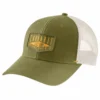 'Carhartt' Men's Canvas Mesh-Back Workwear Patch Cap - True Olive