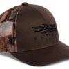'Sitka' Men's Icon Mid Profile Trucker Cap - Earth / Waterfowl Marsh