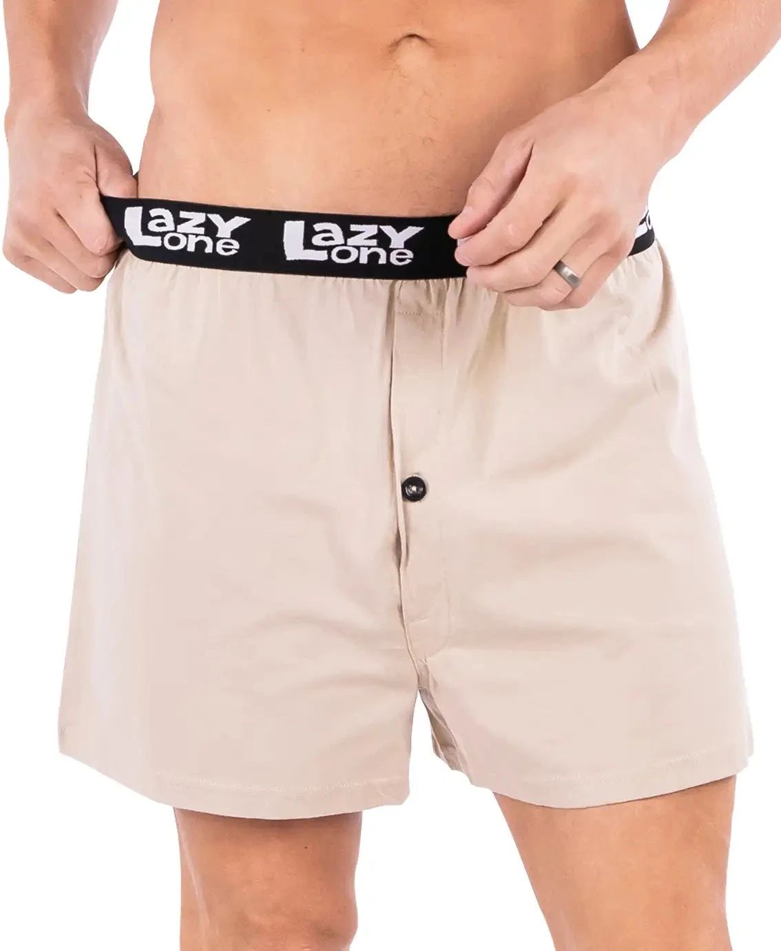 'Lazy One' Men's Butt Load Boxer - Tan 2 'Lazy One' Men's Butt Load Boxer - Tan - Image 2