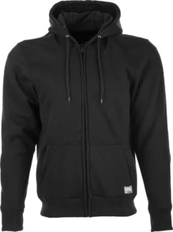 'Highway 21' Men's Industry Graphic Protective Hoodie - Black