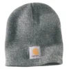 'Carhartt' Men's Acrylic Knit Beanie - Heather Grey / Coal Heather