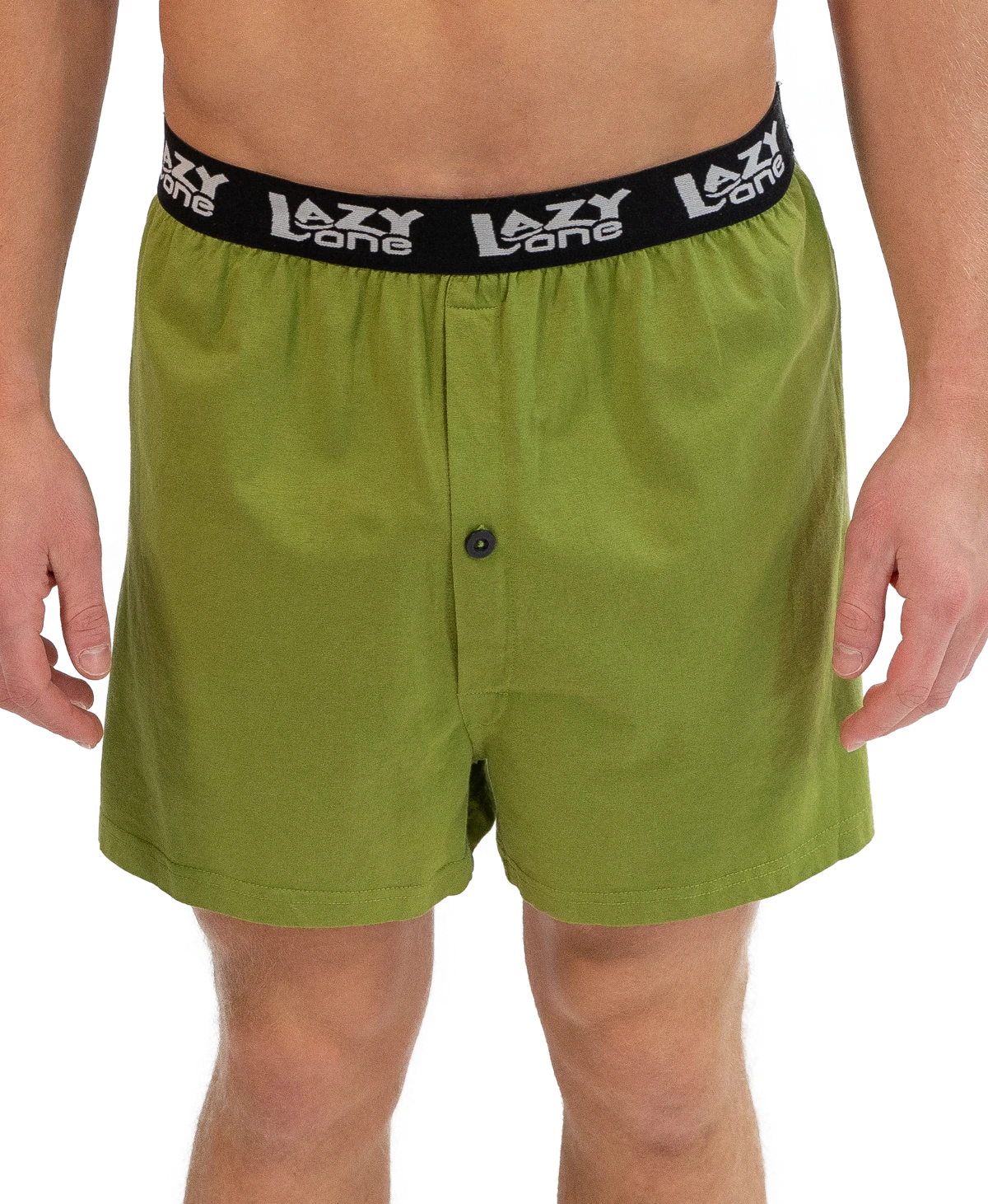 'Lazy One' Men's Stud Puffin Boxer - Green 2 'Lazy One' Men's Stud Puffin Boxer - Green - Image 2