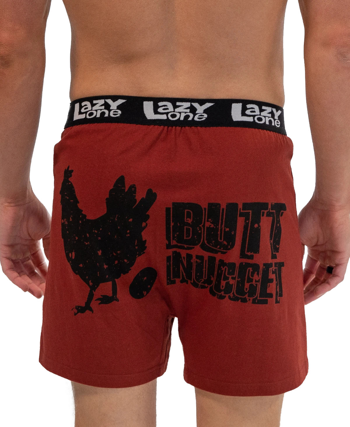 'Lazy One' Men's Butt Nugget Boxer - Brick Red 1 'Lazy One' Men's Butt Nugget Boxer - Brick Red