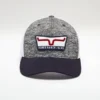 'Kimes Ranch' Men's Extra Crunchy Trucker Cap - Grey Heather