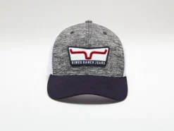 'Kimes Ranch' Men's Extra Crunchy Trucker Cap - Grey Heather