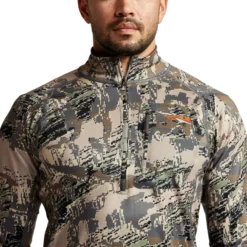 'Sitka' Men's Core Midweight Zip T-Shirt - Big Game : Optifade Open Country -Carhart Clothing Shop Img SITKA BG 2021 10068 OB Mens Core Midweight Zip T LS Optifade Open Country 592p Studio 1999 1024x1024@2x
