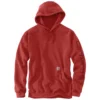'Carhartt' Men's Midweight Logo Hoodie - Chili Pepper Heather