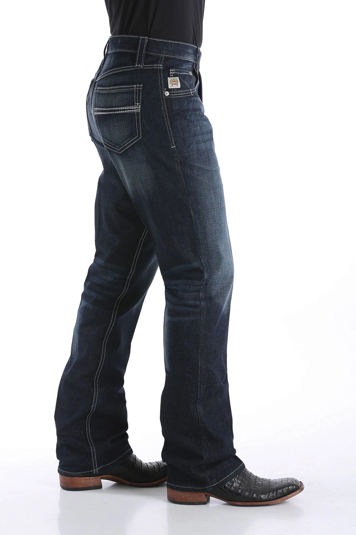 'Cinch' Men's Carter 2.4 Performance Denim - Dark Rinse 3 'Cinch' Men's Carter 2.4 Performance Denim - Dark Rinse - Image 3