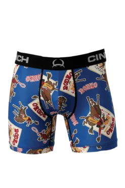 'Cinch' Men's 6" America Boxer Brief - Royal