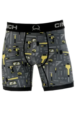 'Cinch' Men's 6" Tools Boxer Brief - Grey -Carhart Clothing Shop MXY6002025 1024x1024@2x