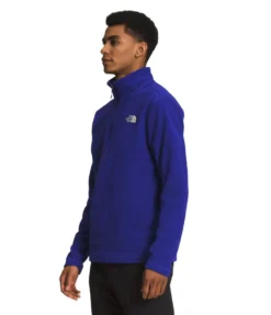'The North Face' Men's Textured Cap Rock 1/4 Zip Fleece -Lapis Blue -Carhart Clothing Shop NF0A3YR1 40S model34 1024x1024@2x