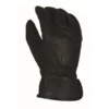 'Bear Knuckles' Double Wedge™ Fleece-Lined Water Resistant Cowhide Driver Glove - Black