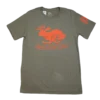 'Red Dirt Hat Company' Men's Jackalope Tee - Olive