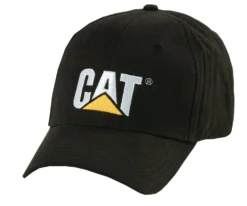 'Caterpillar' Unisex Trademark Cap - Black