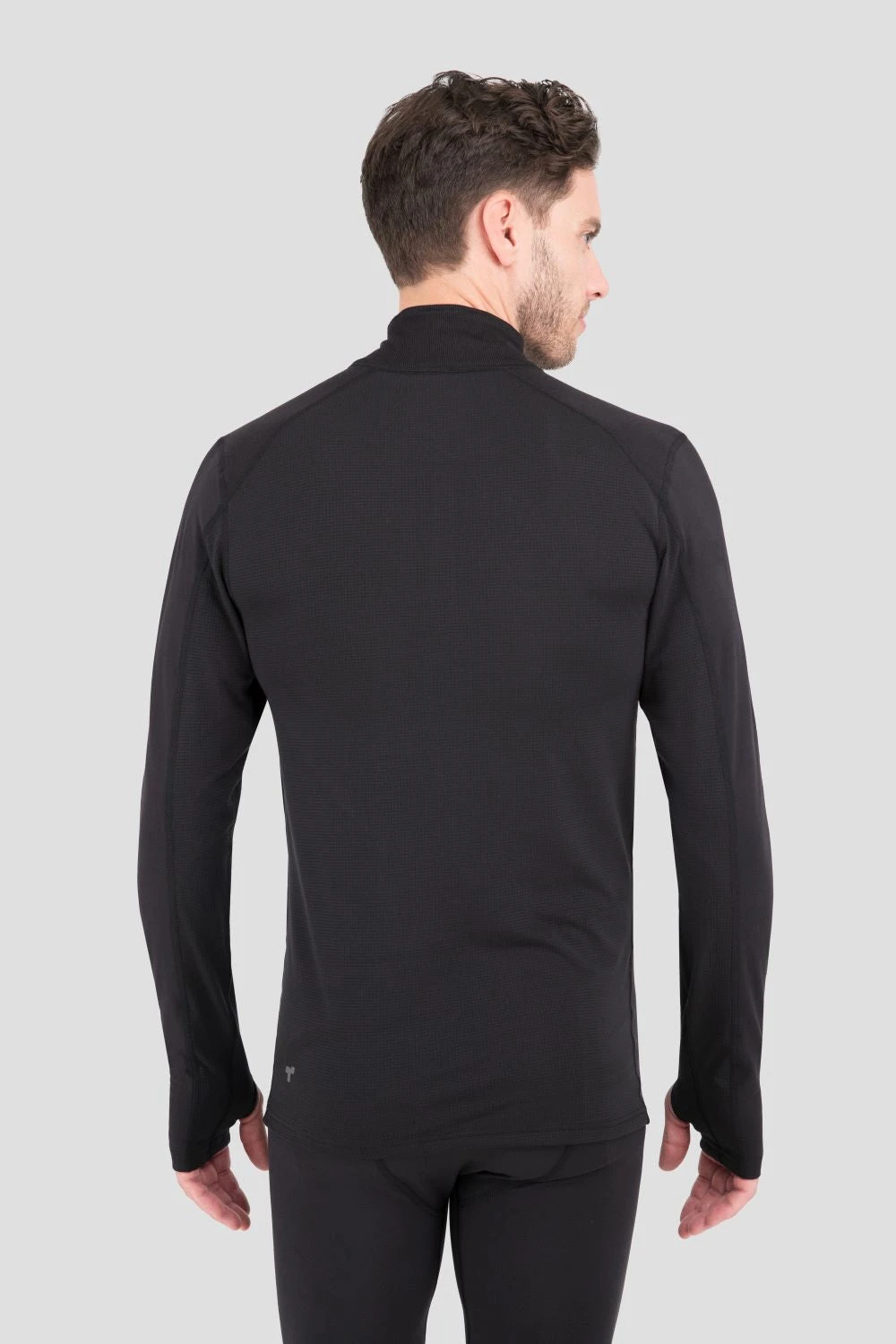 'Terramar' Men's 2.0 Thermolator® Performance Half Zip - Black 2 'Terramar' Men's 2.0 Thermolator® Performance Half Zip - Black - Image 2