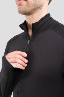 'Terramar' Men's 2.0 Thermolator® Performance Half Zip - Black 8 'Terramar' Men's 2.0 Thermolator® Performance Half Zip - Black -Carhart Clothing Shop W9727 010 6 1024x1024@2x