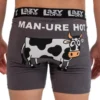 'Lazy One' Men's Man-ure Hot Brief - Grey