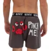 'Lazy One' Men's Pinch Me Boxer - Grey