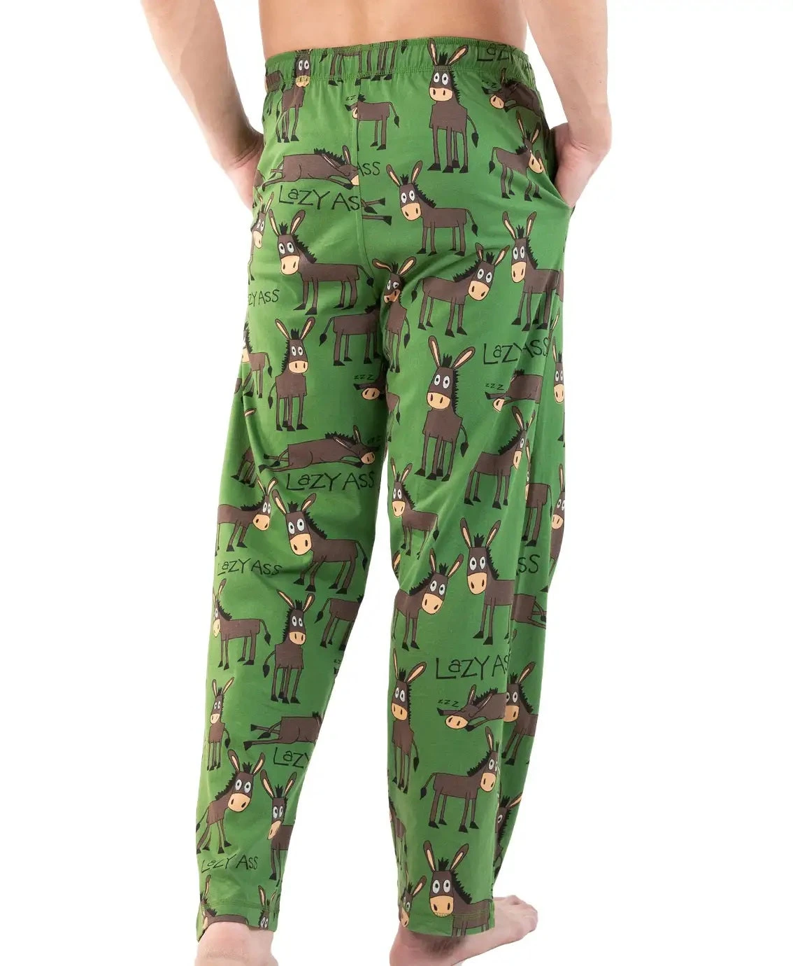 'Lazy One' Men's Lazy Ass PJ Pant - Green 2 'Lazy One' Men's Lazy Ass PJ Pant - Green - Image 2