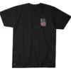 'Howitzer' Men's We The Flag Short Sleeve Tee - Black