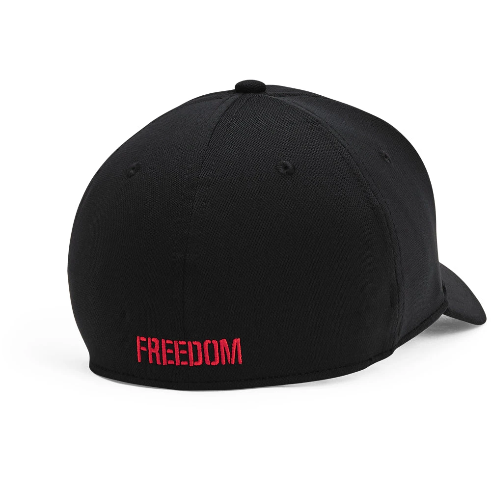 'Under Armour' Men's Freedom Blitzing Hat - Black 2 'Under Armour' Men's Freedom Blitzing Hat - Black - Image 2