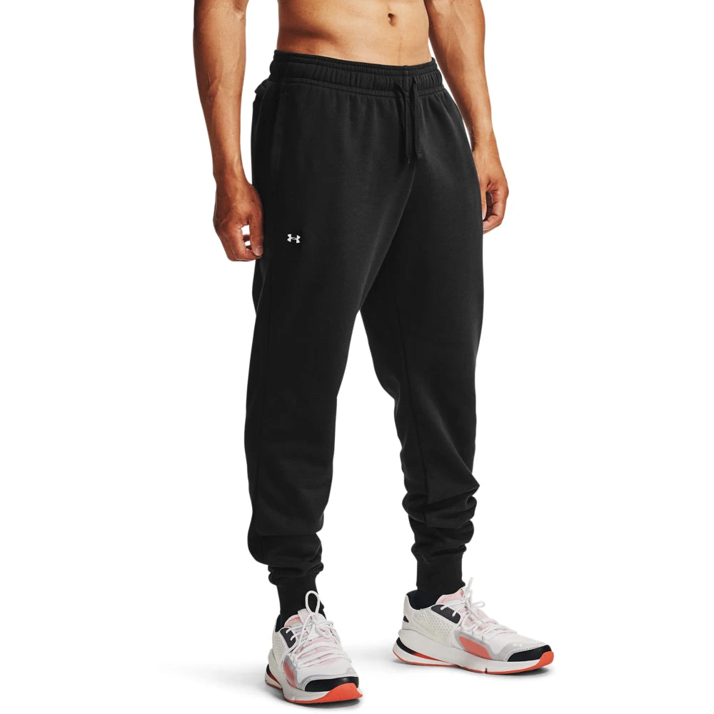 'Under Armour' Men's Rival Fleece Joggers - Black 1 'Under Armour' Men's Rival Fleece Joggers - Black