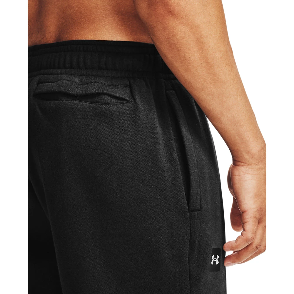 'Under Armour' Men's Rival Fleece Joggers - Black 3 'Under Armour' Men's Rival Fleece Joggers - Black - Image 3