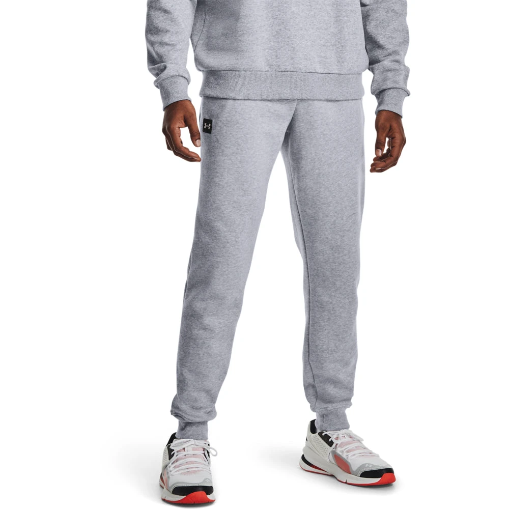 'Under Armour' Men's Rival Fleece Joggers - Mod Grey Light Heather 1 'Under Armour' Men's Rival Fleece Joggers - Mod Grey Light Heather