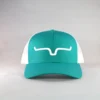'Kimes Ranch' Men's Weekly Trucker Cap - Teal / White