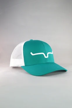 'Kimes Ranch' Men's Weekly Trucker Cap - Teal / White 6 'Kimes Ranch' Men's Weekly Trucker Cap - Teal / White -Carhart Clothing Shop weekly trucker teal cap 3 1024x1024@2x